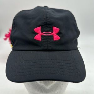 Under Armour Black Pink Women's OSFA Baseball Hat HT5312